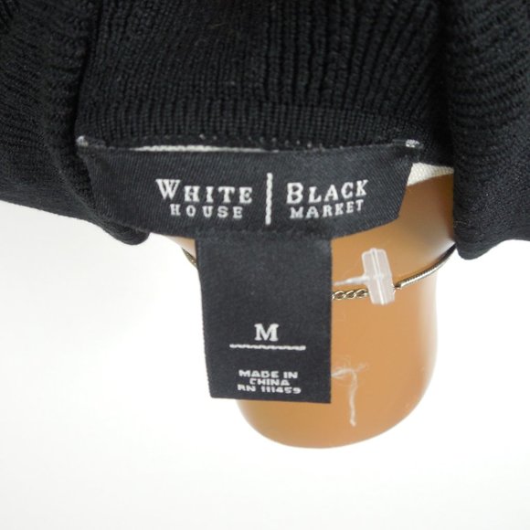 WHITE HOUSE BLACK MARKET M SILK Knit Cardigan - Picture 12 of 13